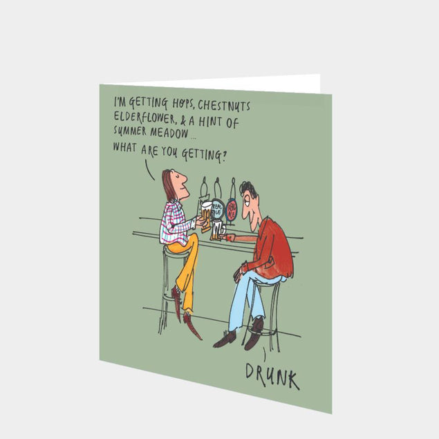 Hops, chestnuts and elderflower Card