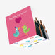 Cute Birds Tweet-Heart Birthday Confetti-exploding Greetings Card