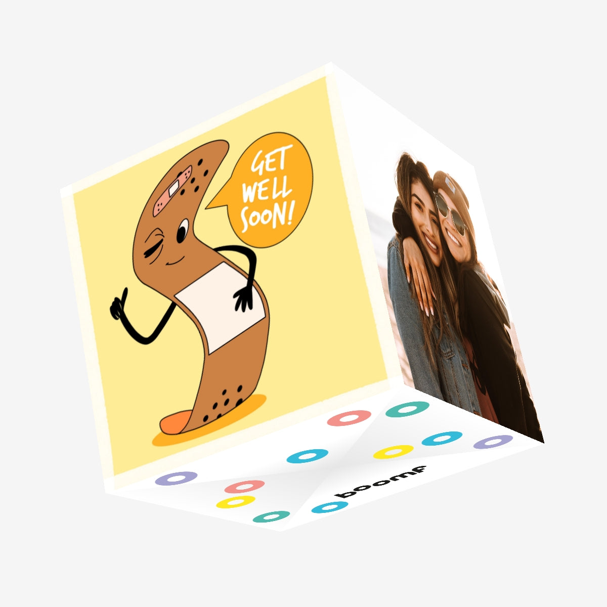 Bandage Get Well Soon Confetti-exploding Greetings Card – Boomf