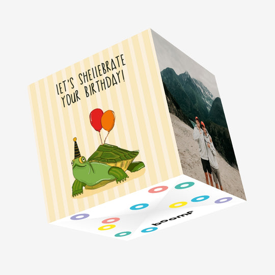 Let's Shellebrate Your Birthday Confetti-exploding Greetings Card