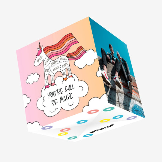 You're Full Of Magic Confetti-exploding Greetings Card