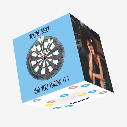 You're Sexy and You Throw It Anniversary Confetti-exploding Greetings Card