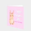 Happy Father's Day From Your Cute Rabbit Card