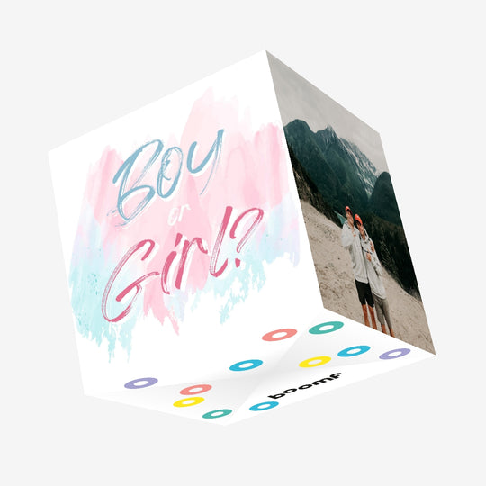 Boy Or Girl? Confetti-exploding Greetings Card