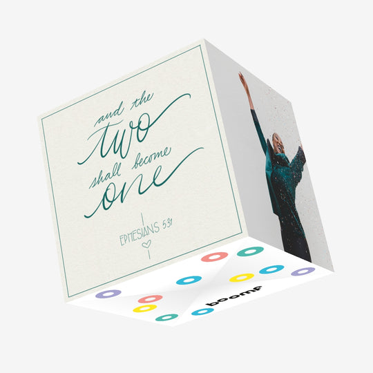 Religious Happy Anniversary Gift Confetti-exploding Greetings Card