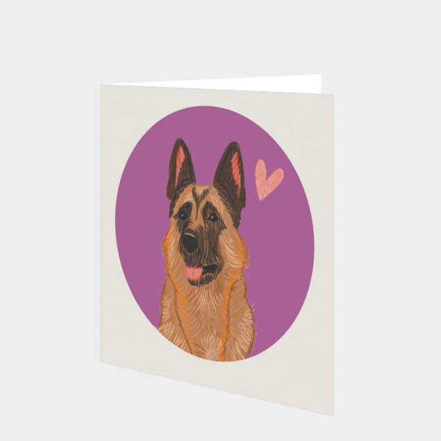 German Shepherd Card