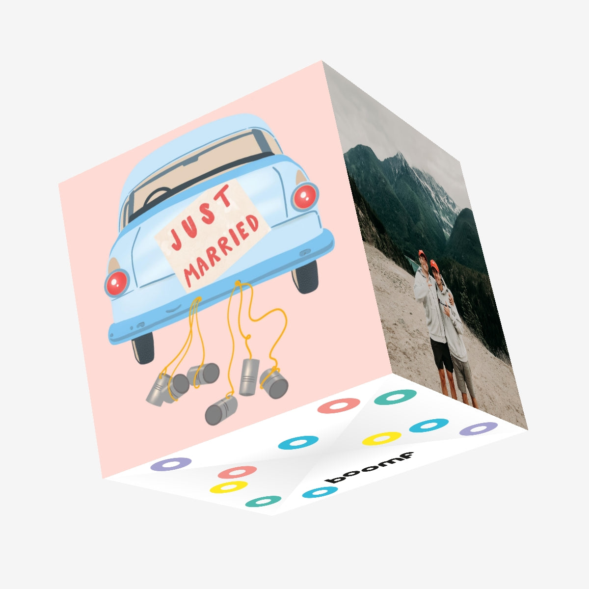 Just Married Confetti-exploding Greetings Card – Boomf