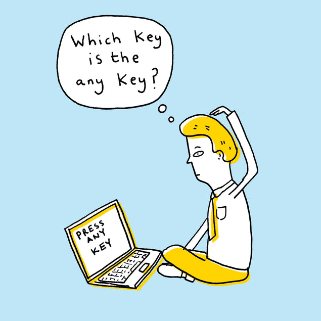 Which is the any key? Card – Boomf