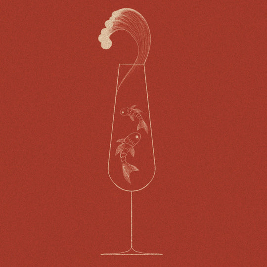 Cocktail Fish Art Card