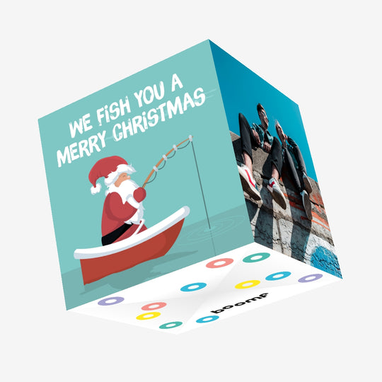 We Fish You A Merry Christmas Confetti-exploding Greetings Card