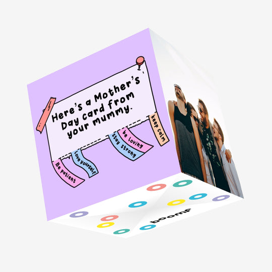 A From Your Mummy First Mother's Day Confetti-exploding Greetings Card