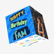 Happy Birthday Fam Confetti-exploding Greetings Card
