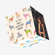 A Little Pawty Never Hurt Nobody Confetti-exploding Greetings Card