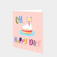Oh Happy Day Pink Card