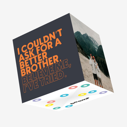 Better Brother Happy Birthday Confetti-exploding Greetings Card