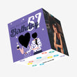 Wish You Happy 57th Birthday Confetti-exploding Greetings Card