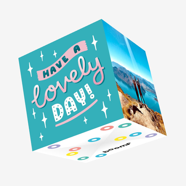 Shining Stars Have A Lovely Day Confetti-exploding Greetings Card