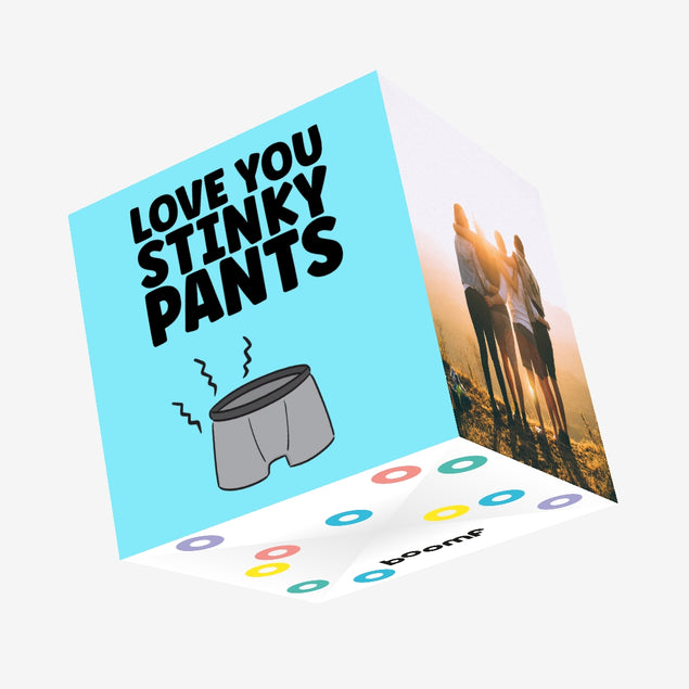 Love You Stinky Pants Confetti-exploding Greetings Card