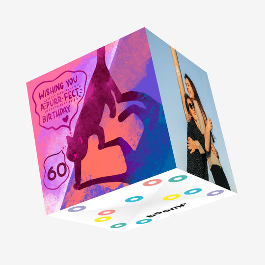 Wishing You A Purr-fect 60th Birthday Confetti-exploding Greetings Card