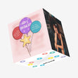 Balloons Happy 18th Birthday Granddaughter Confetti-exploding Greetings Card