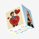I Want You For My Valentine Vintage Valentine's Day Confetti-exploding Greetings Card