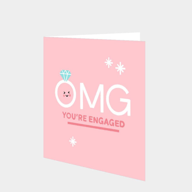 OMG You're Engaged Card