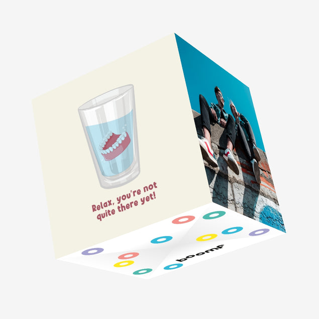 False Teeth Birthday Confetti-exploding Greetings Card