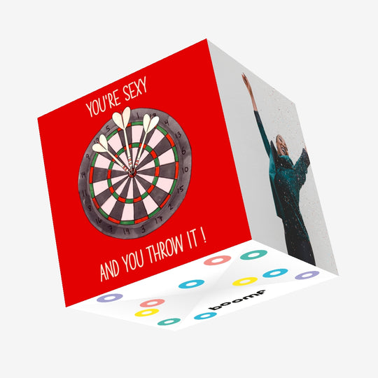 Darts At Heart Valentines Confetti-exploding Greetings Card