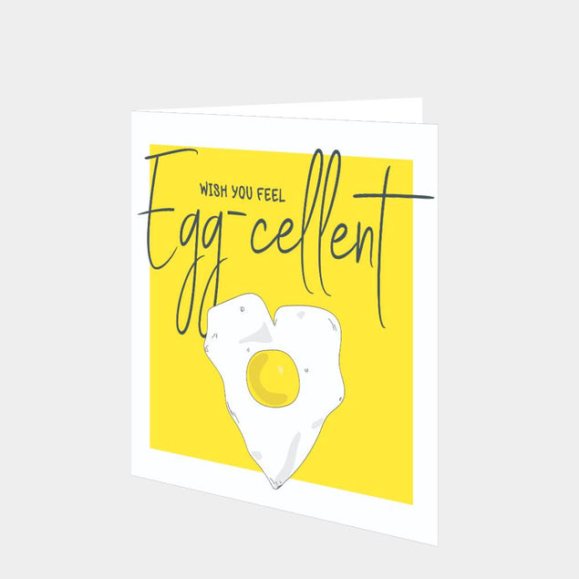 Wish You Feel Egg-cellent Card