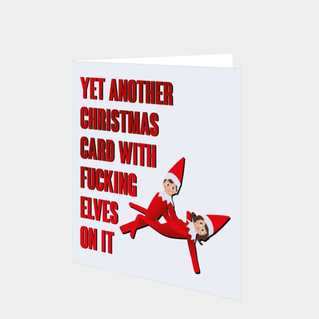 F**king Elves Christmas Card