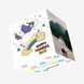 Rainbow Unicorn Happy Women's Day Confetti-exploding Greetings Card