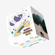 Rainbow Unicorn Happy Women's Day Confetti-exploding Greetings Card