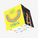 Happy Rainbow Confetti-exploding Greetings Card