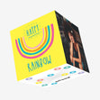 Happy Rainbow Confetti-exploding Greetings Card