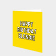 Happy Birthday Blondie Card