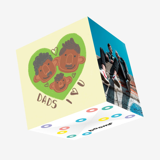 Dads I Love You Confetti-exploding Greetings Card