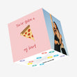 Pizza My Heart Confetti-exploding Greetings Card