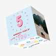 Five Wonderful Years Of You Confetti-exploding Greetings Card