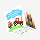 Tractor With Gifts Happy Birthday Confetti-exploding Greetings Card