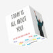 Today Is All About You! Confetti-exploding Greetings Card