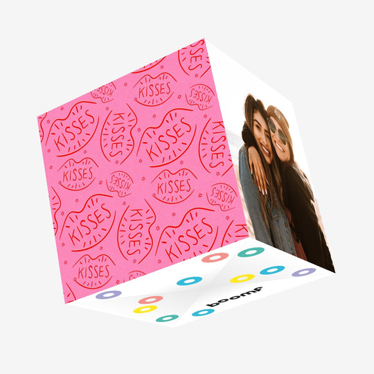 Kisses Confetti-exploding Greetings Card