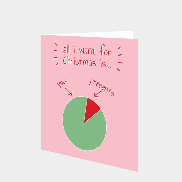 All I Want For Christmas Greetings Card
