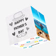 Father's Day Moustache Doodle Confetti-exploding Greetings Card