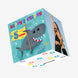 5th Birthday Cute Shark Confetti-exploding Greetings Card