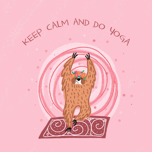 Keep Calm And Do Yoga Card
