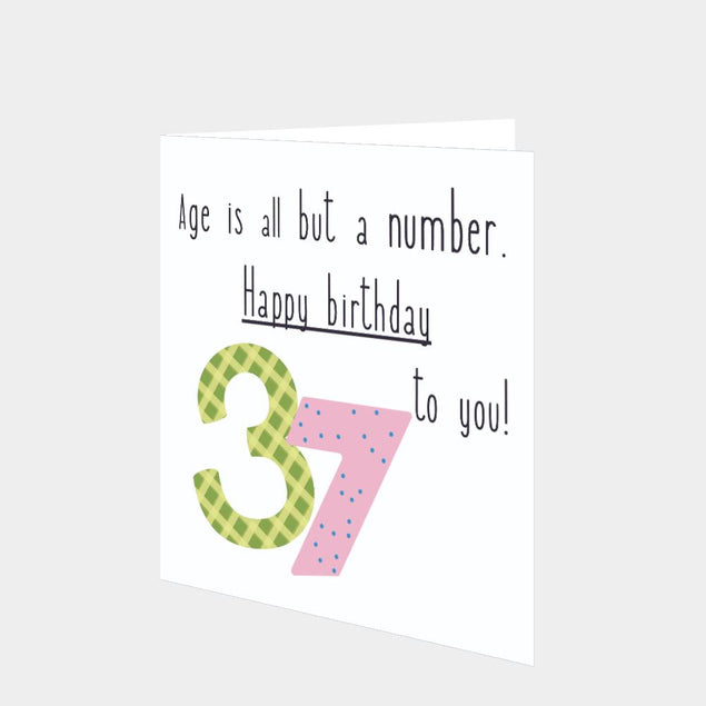 Happy 37th Birthday To You! Card