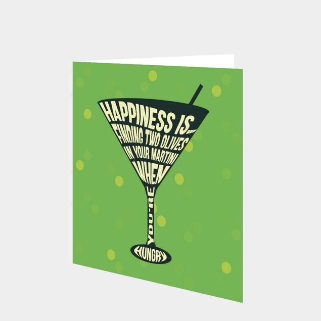Two Olives In Your Martini Card