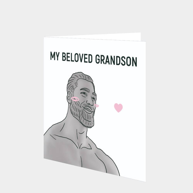My Beloved Grandson Card