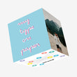 My type on paper Confetti-exploding Greetings Card