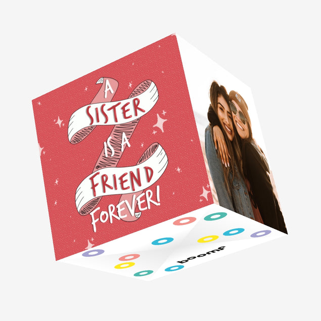 Sister Is A Friend Forever Valentine's Day Confetti-exploding Greetings Card